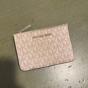 Michael Kors MK Logo small coin Pouch wallet card case